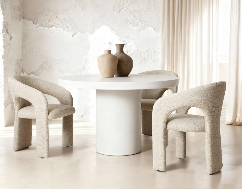 mobiliario color cloud dancer